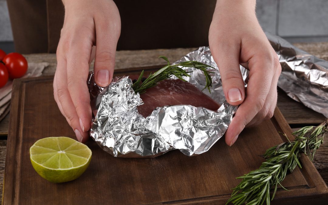 person using aluminum foil in their cooking is at risk of metal exposure